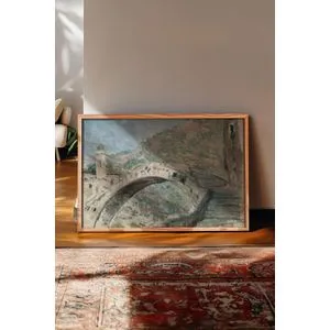 Dekorativna slika u okviru 30 x 40 cm