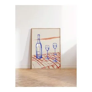 Dekorativna slika u okviru 50 x 70 cm