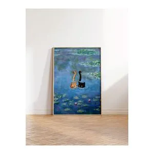 Dekorativna slika u okviru 50 x 70 cm