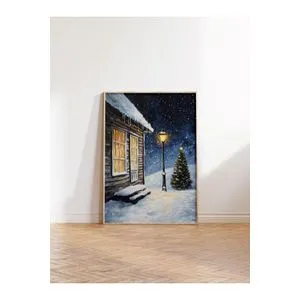 Dekorativna slika u okviru 50 x 70 cm