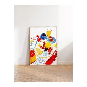 Dekorativna slika u okviru 50 x 70 cm