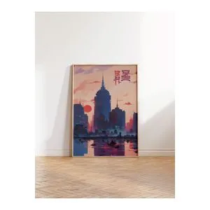 Dekorativna slika u okviru 50 x 70 cm