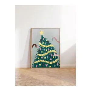 Dekorativna slika u okviru 50 x 70 cm