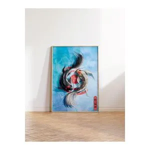 Dekorativna slika u okviru 50 x 70 cm