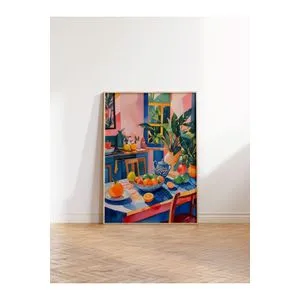 Dekorativna slika u okviru 50 x 70 cm