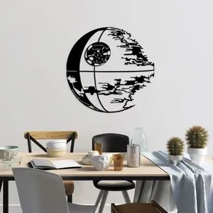 Dekorativni Metalni Zidni Pribor - Spatial Black