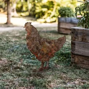 Dekorativni vrtni objekat - Piletina A 01 u više boja