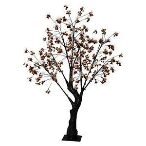 Dekorativno drvo sa LED lampicama i crvenim kuglicama – 220 cm 139094