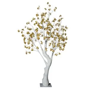 Dekorativno drvo sa LED lampicama i zlatnim kuglicama – 220 cm 193093