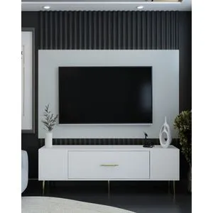 Dekos - White, Gold White
Gold TV Stand