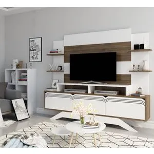 Delpi Walnut
White TV Unit