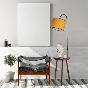Demet Sehbalı Ahşap Lambader Ceviz Silindir Hardal Abajurlu Walnut
Mustard Floor Lamp