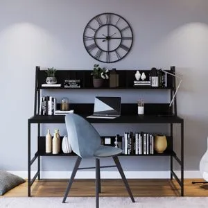 Demir - L200 Black Study Desk