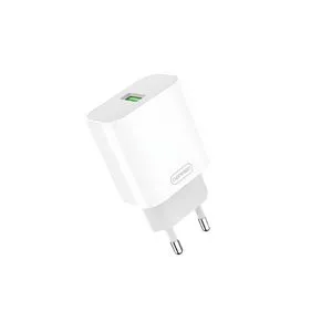DENMEN DC07 Punjač za mobilne 18W Fast 3,6A bela