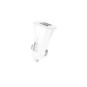 DENMEN DZ06 Auto punjač 2xUSB Fast 3,1A bela