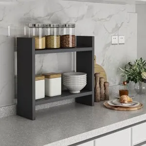 Denver - Antracitna Kuhinjska Polica