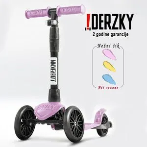 Derzky Trotinet Baby Style 1-5 god, Pastelno Roze