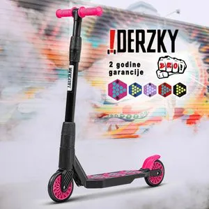 Derzky  Trotinet Bro 6-11 god, Roze