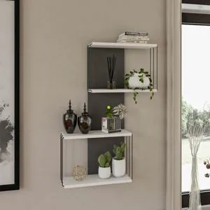 Destan - White White Wall Shelf