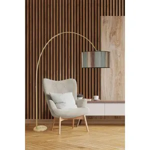 Deve Boynu Eskitme Lambader Silindir Renkli Abajurlu Multicolor Floor Lamp