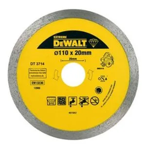 DeWALT Dijamantska rezna ploča za keramiku 110x20mm DT3714