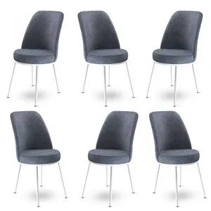 Dexa - Fume, White Fume
White Chair Set (6 Pieces)