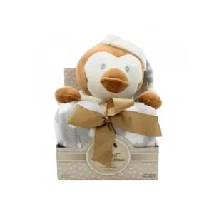 DEXY CO Ćebe i igračka Pingvin