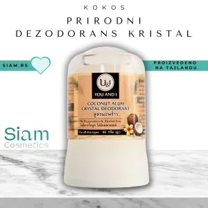 Dezodorans Kristal Kokosov 45 gr. U&I