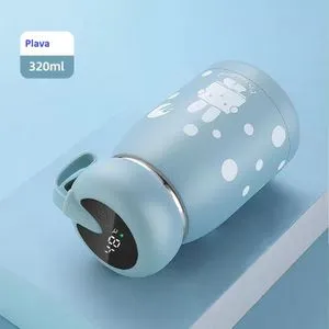 Digitalni termos plave boje 320ml
