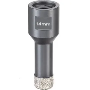 Dijamantska krunasta testera za suvo bušenje, M14, 14mm