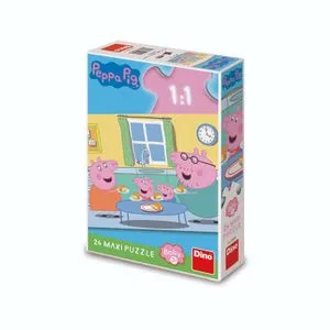 Dino Peppa Pig - Ručak, puzzle set maxi 24 dela