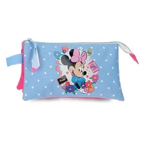 DISNEY MINNIE FLOWERS prazna pernica sa 3 pregrade