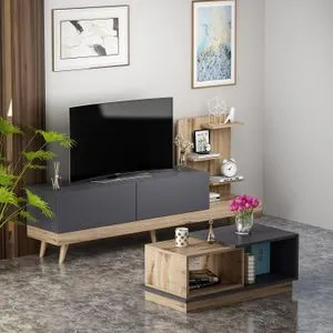 Dizayn - Anthracite, Ciragan Anthracite
Walnut Living Room Furniture Set