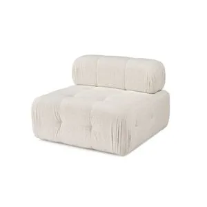 Doblo O1 - Cream Cream 1-Seat Sofa
