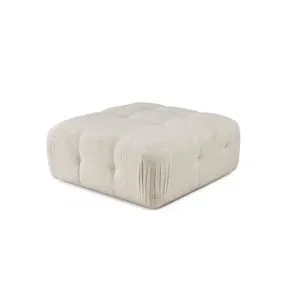 Doblo Pouffe - Cream Cream Pouffe