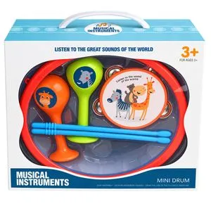 Doboš set muzičkih instrumenata za decu, 3+