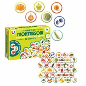 Dodo Montessori Set Sa Magnetima Voce I Povrce 36Pcs
