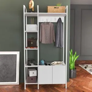 Doga - Bele Stojalo za Haljine