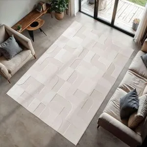 Doha 1651 - Tepih u krem boji (120 x 170 cm)
