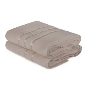 Dolce - Light Yellow Light Yellow Bath Towel Set (2 Pieces)