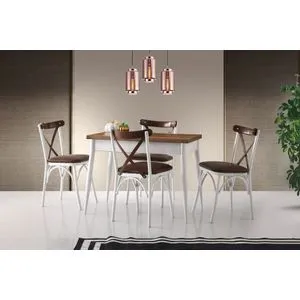 Dolunay - 1282 Walnut
White Extendable Dining Table