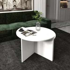Dolunay - White White Coffee Table