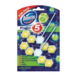 Domestos Power 5 Lime WC osveživač, 2 x 55 g