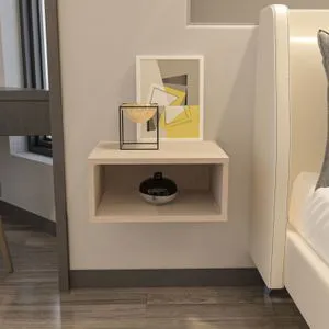 Dora - Beige Beige Nightstand