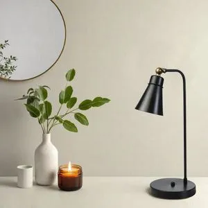Dora Siyah Masa Lambası Black Table Lamp
