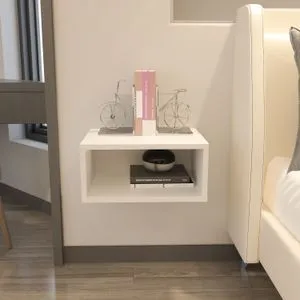 Dora - White White Nightstand