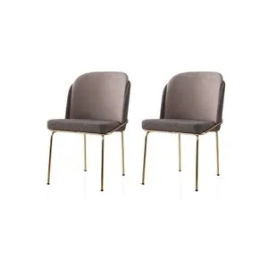 Dore - 125 V2 Gold
Brown
Mink Chair Set (2 Pieces)