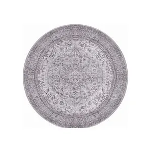 Dorian Chenille - Sivi AL 97 Višenamenski Tepih (150 cm)