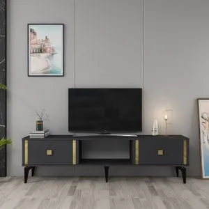 Doruk - Anthracite, Gold Anthracite
Gold TV Stand