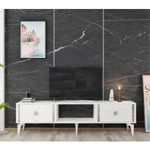 Doruk - White, Silver White
Silver TV Stand